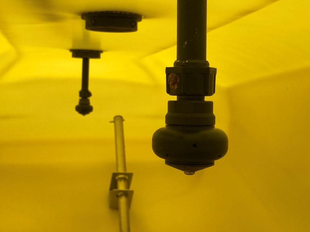 Triple rinse sprayer